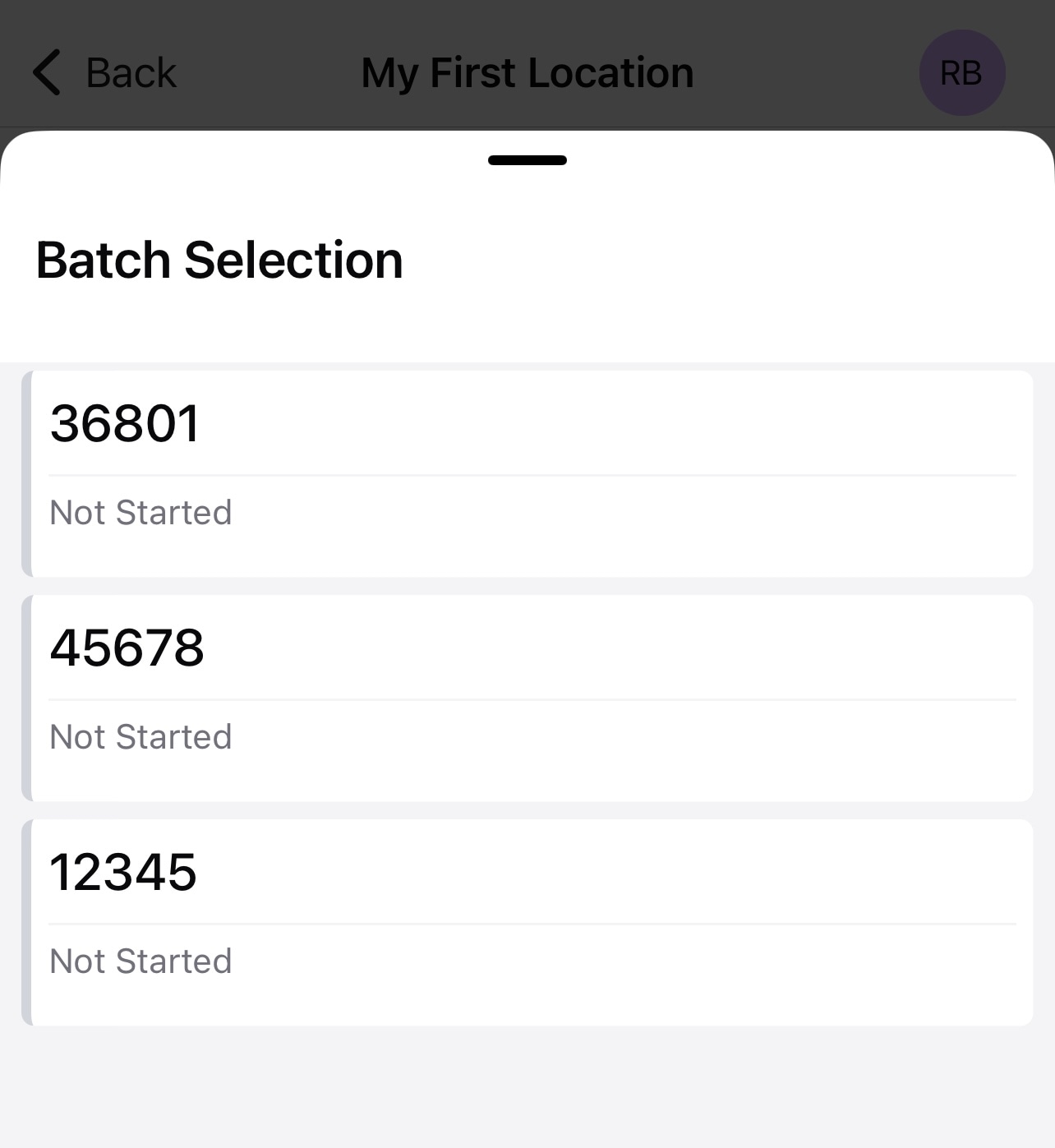 Batch Tracking